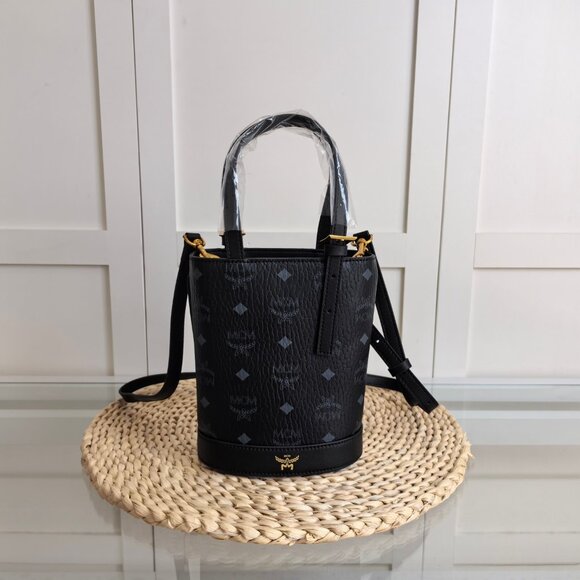 MCM AREN Mini Tote Bag Crossbody Bag Bucket Bag Women's Bag - Picture 1 of 9